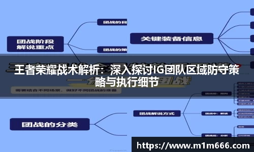 王者荣耀战术解析：深入探讨IG团队区域防守策略与执行细节
